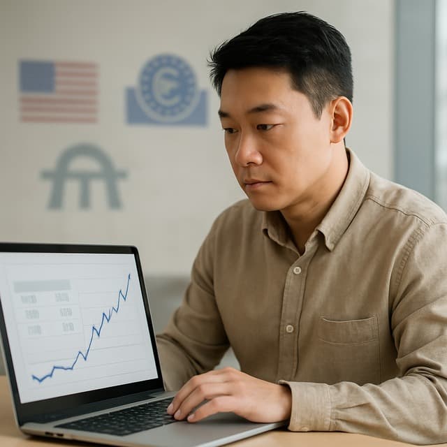 연준&middot;ECB&middot;BOJ 금리 비교를 확인하는 한국인