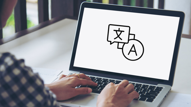 AI 기반 번역기 사용법 안내 인포그래픽