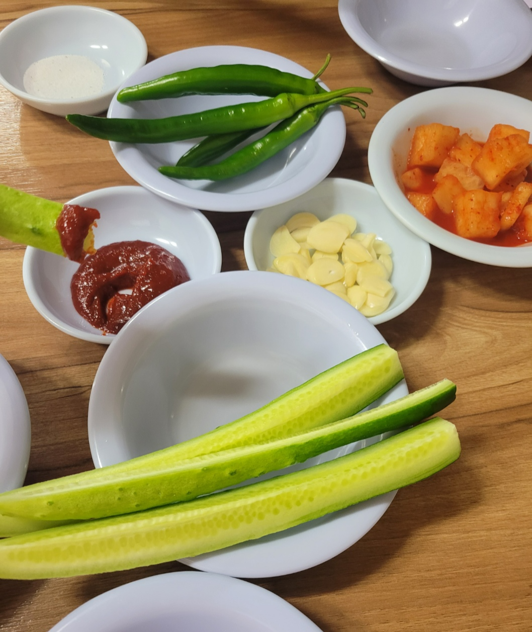 호수삼계탕 반찬