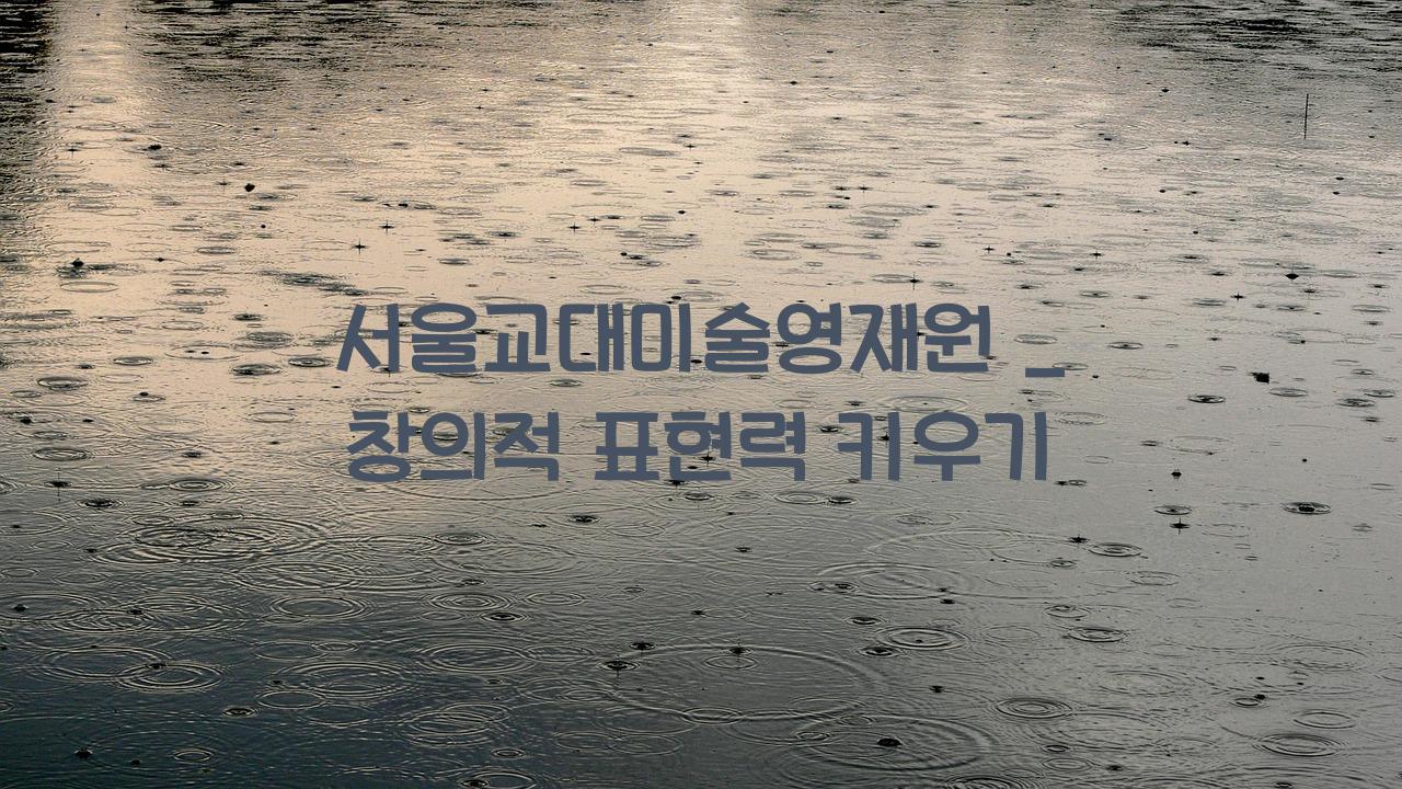 서울교대미술영재원