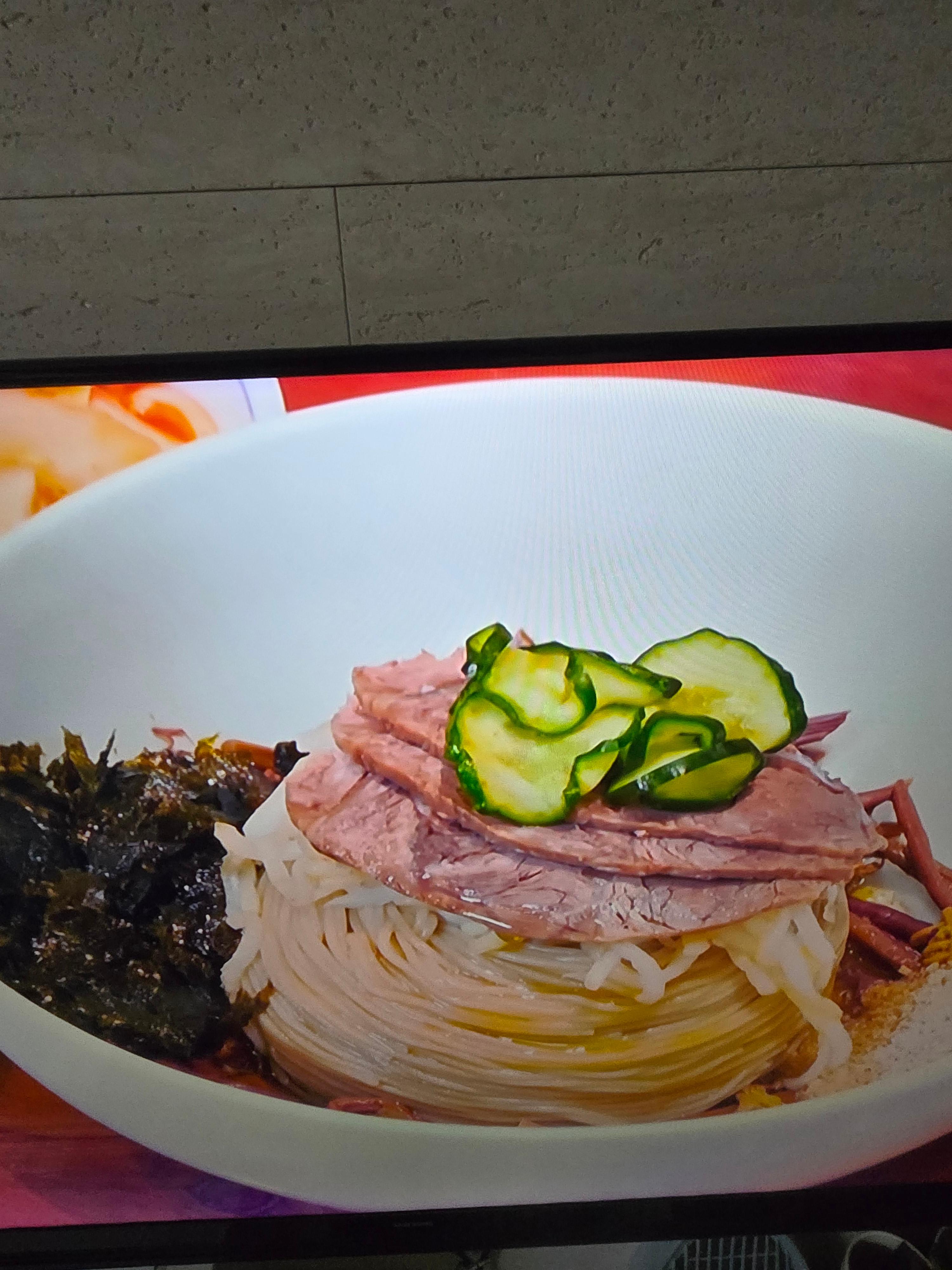 어복쟁반 지도,들기름 냉면