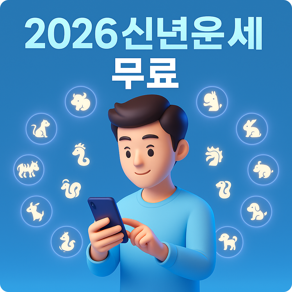 2026년 신년운세 무료 채널 이미지