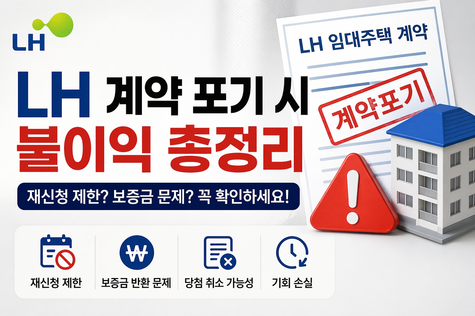 LH 계약 포기 시 불이익