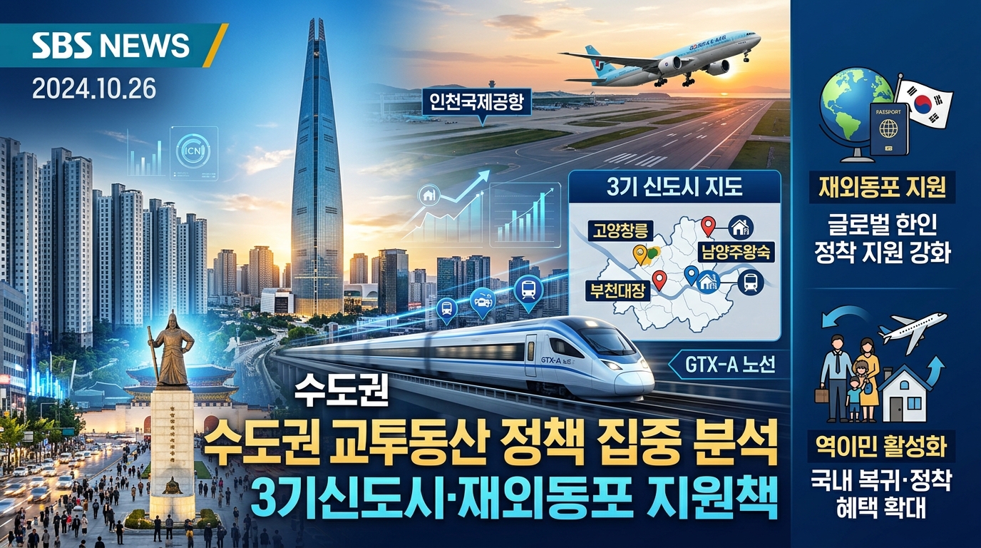수도권 핵심 뉴스 ❘ 3기 신도시 착공 속도전과 GTX-A 전 구간 개통 준비