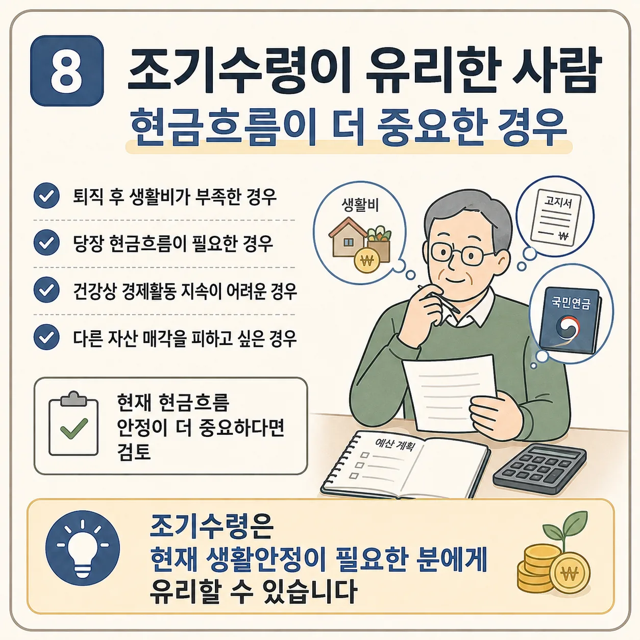 국민연금 조기수령 조건