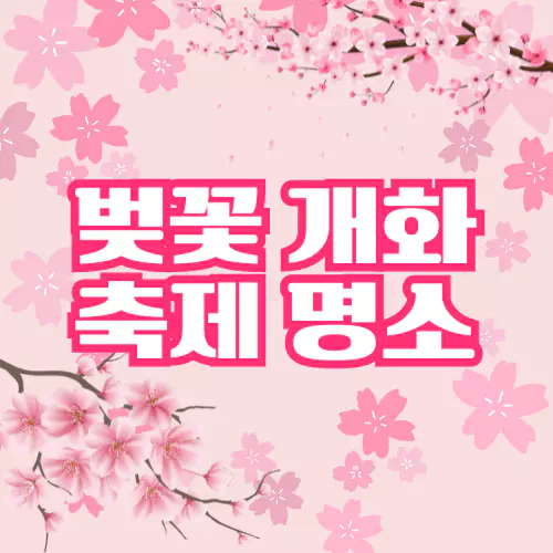 벚꽃개화명소