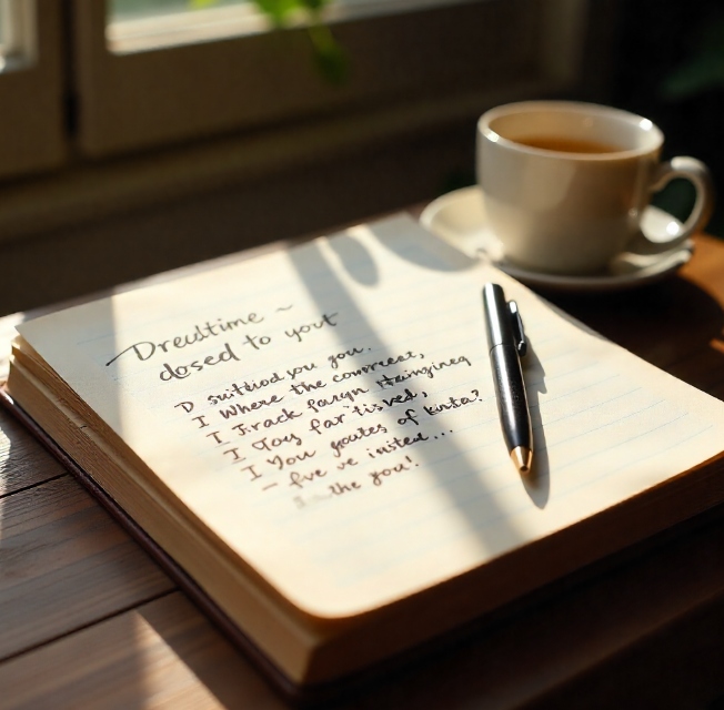 감사 일기 쓰기