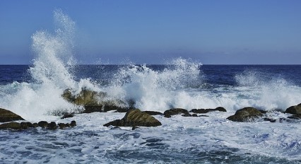 주문진해변-파도