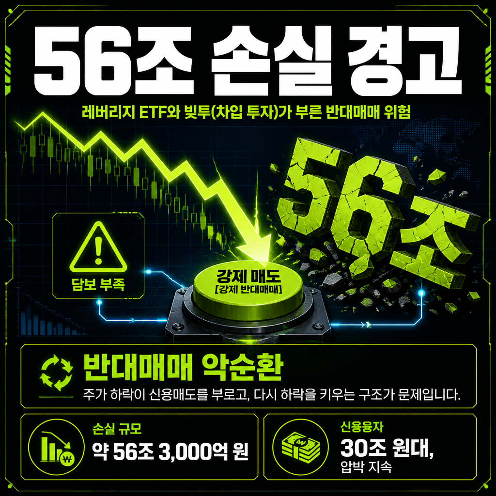 56조 손실 경고