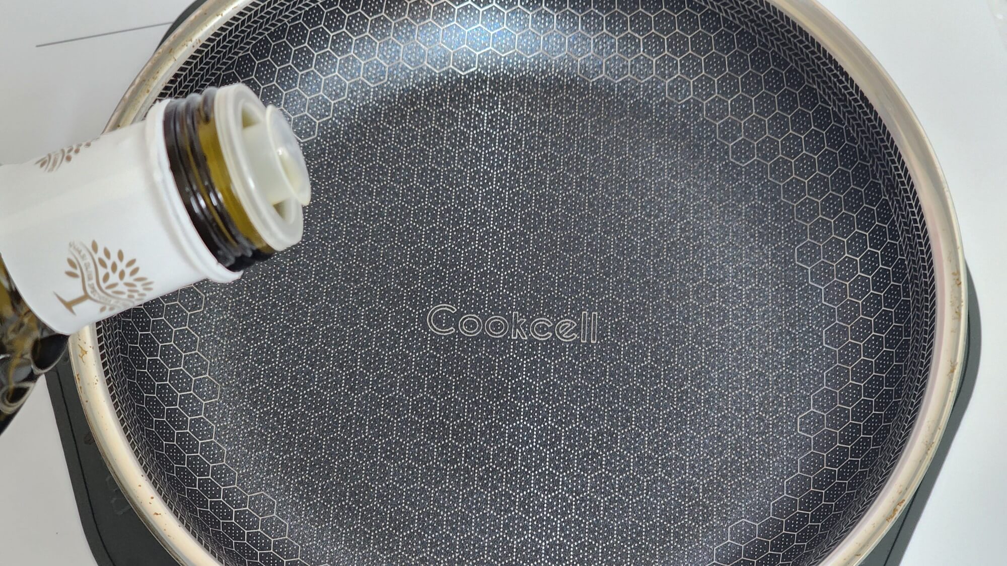 프라이팬 예열하기