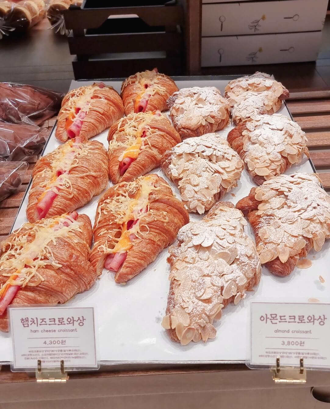 이성당 롯데백화점 동탄점 빵 종류7 크로와상 종류들
