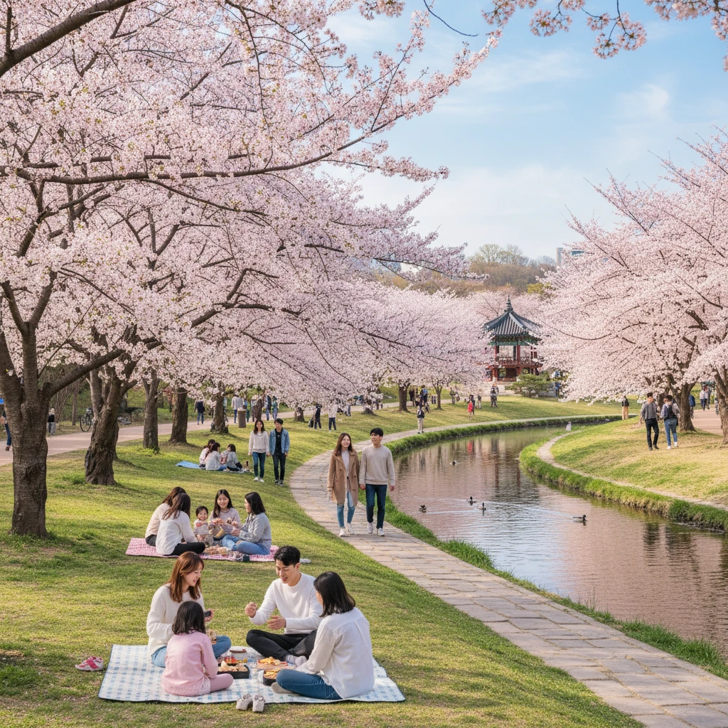 부평 벚꽃 개화 예상 시기 및 구청 ..