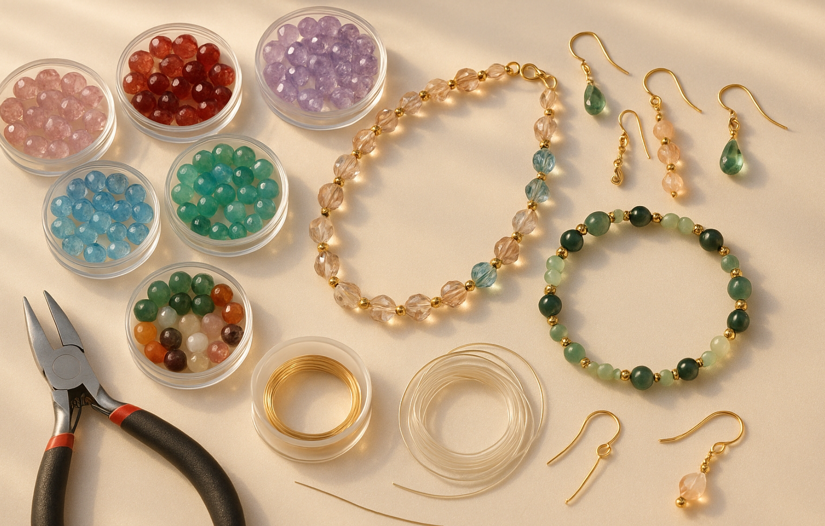 비즈 공예 관련 사진