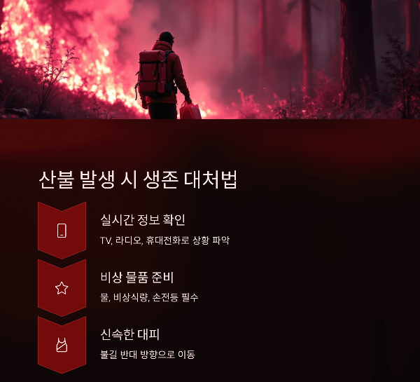산불 시 대처요령