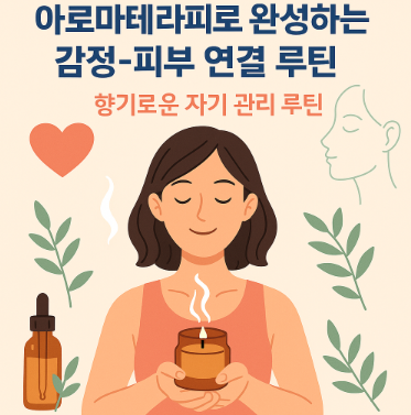 아로마테라피 5가지로 완성하는 감정-피부 연결 루틴