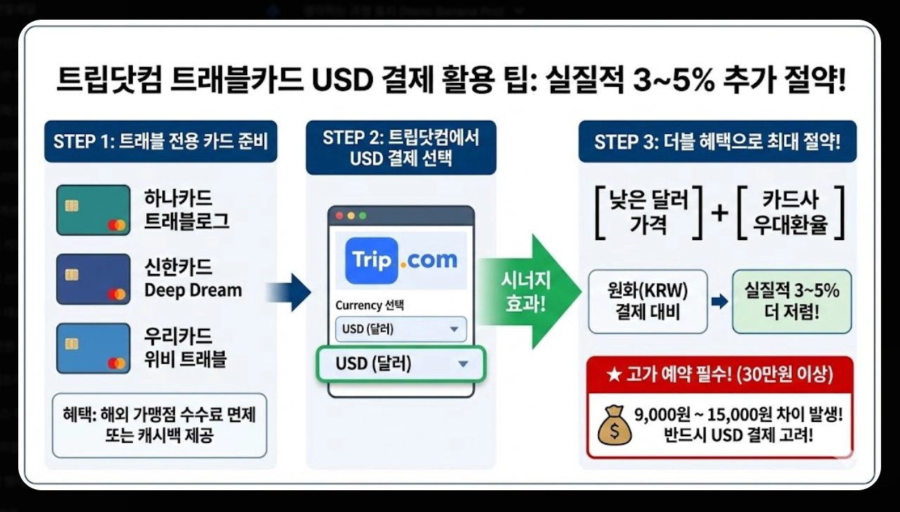 트립닷컴 최저가 예약 팁