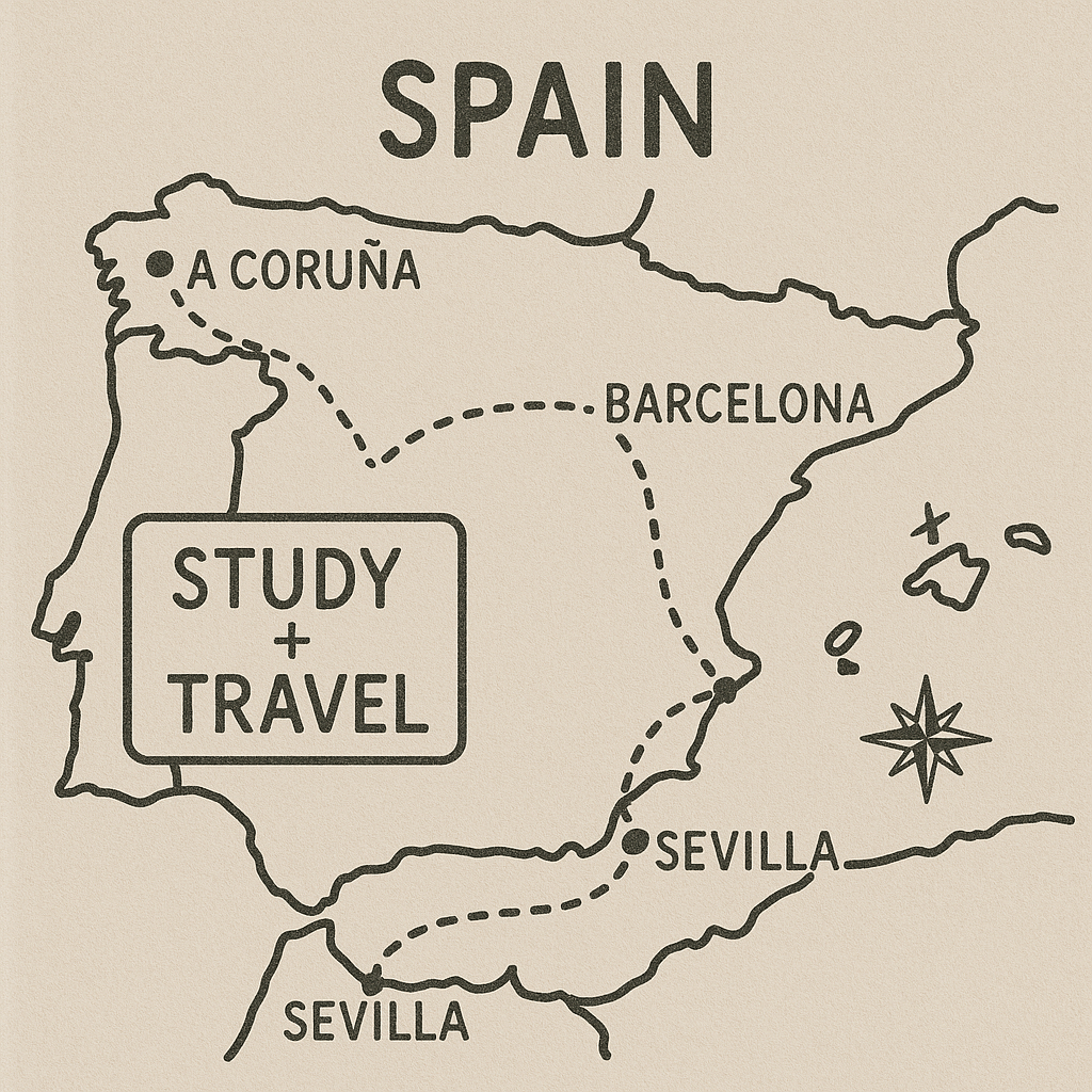 스페인어 어학연수 + 여행 병행하기, 중년을 위한 일정 짜기