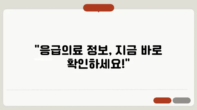 중앙응급의료센터 통합응급의료정보 인튰롼넷 홈페이지 바로가기 https://portal.nemc.or.kr:444