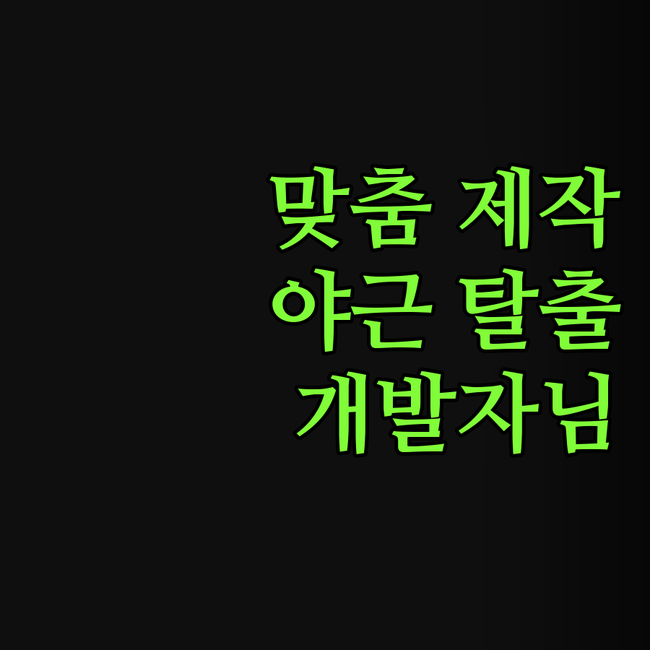 파이썬·C++ 맞춤형 프로그램 제작