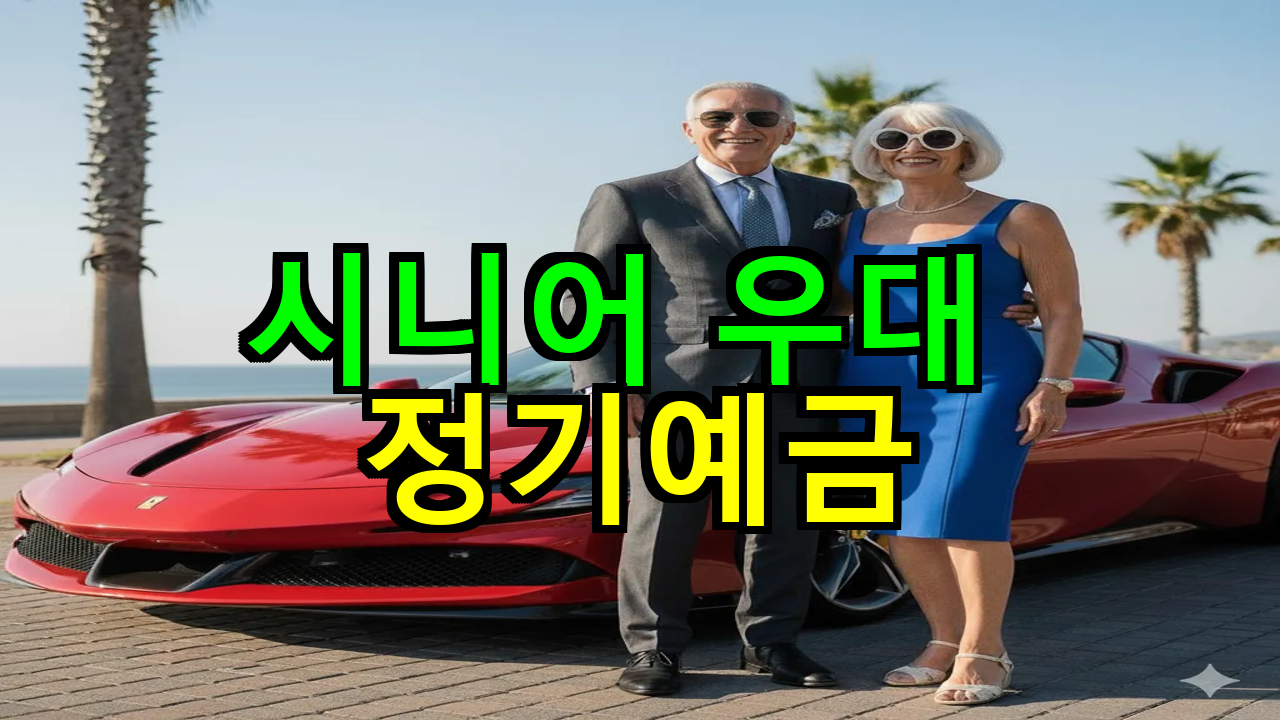 시니어 우대 정기예금