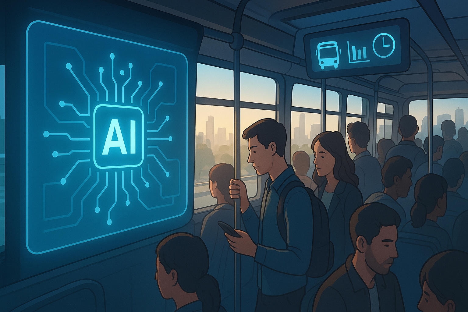 AI 대중교통 최적화: 혼잡도 예측 및 시간 절약