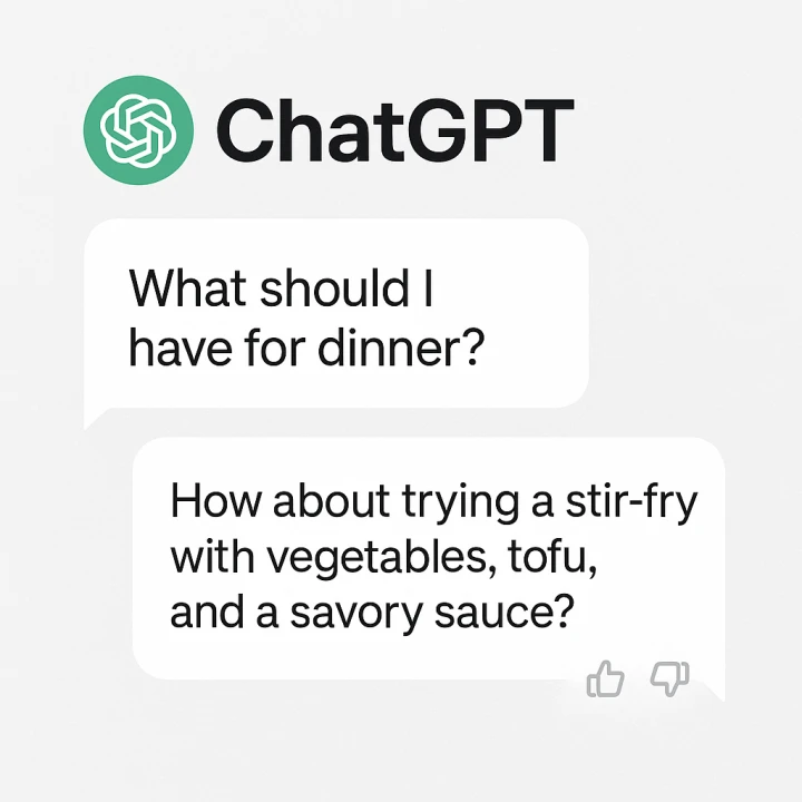 ChatGPT์ ์ ๋
์ถ์ฒ ๋ํ ์์ - ์ฑ์ ์๋ฆฌ ์ ์