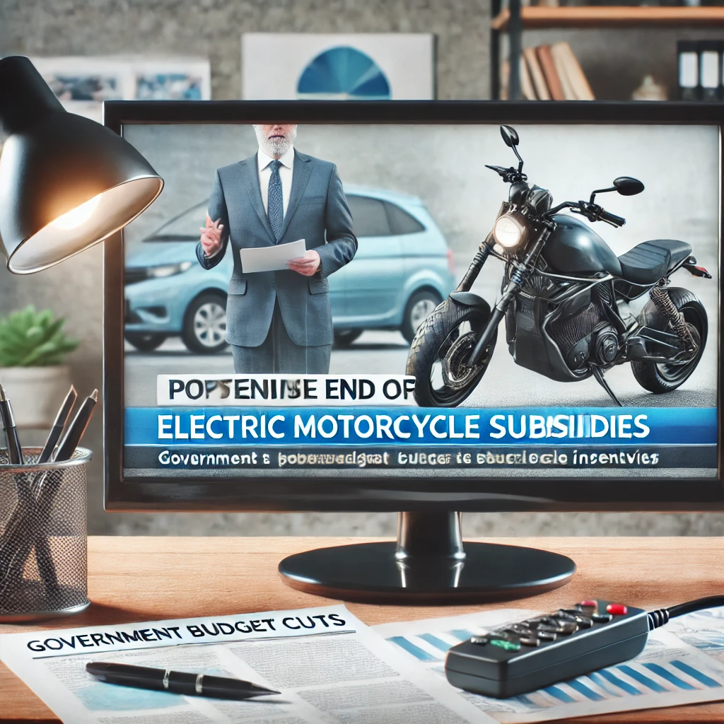 전기 오토바이 보조금 관련 이미지