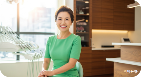 50대 이후 밝은 치아 건강의 시작