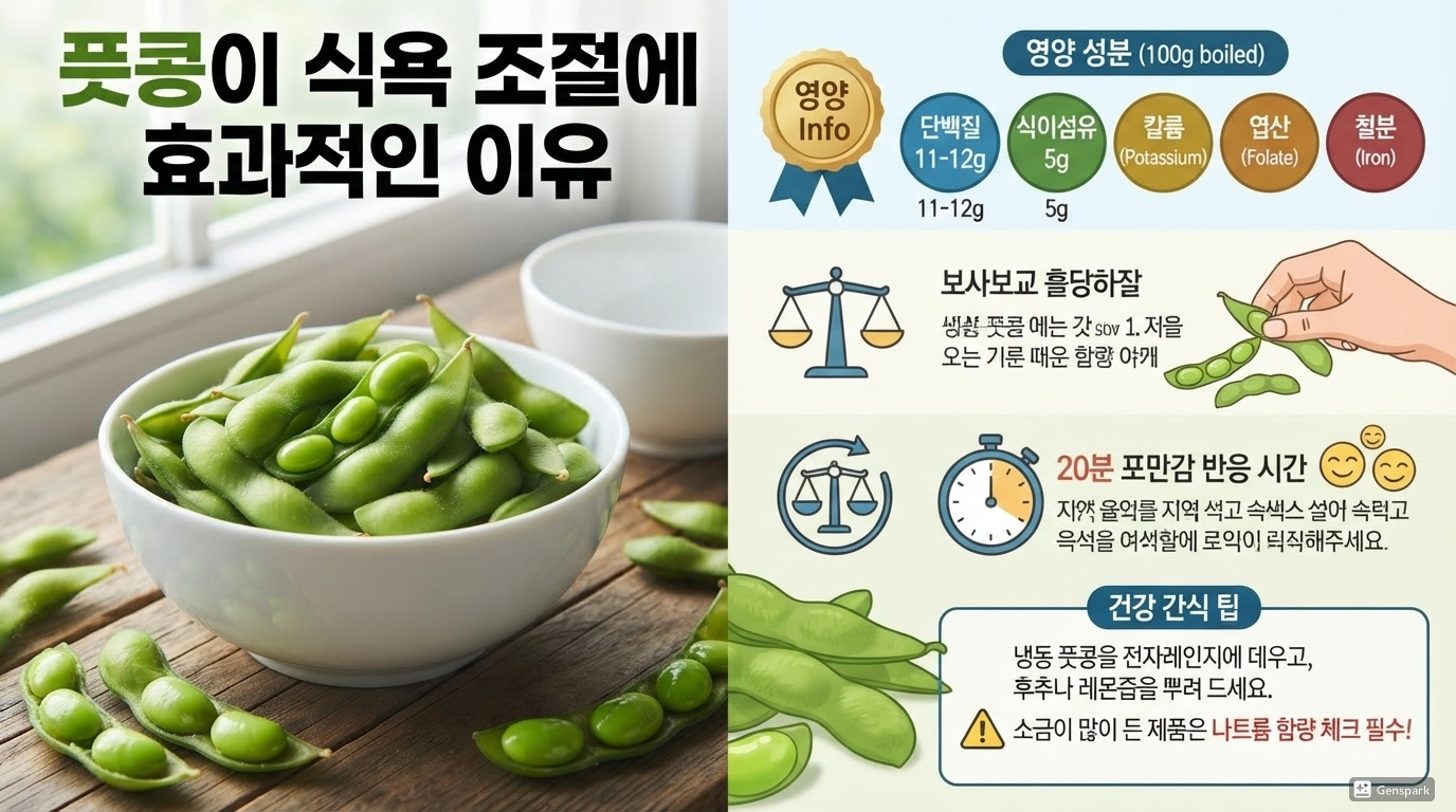 풋콩이 식욕 조절에 효과적인 이유