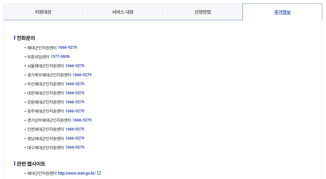 제대군인전직지원금 신청방법,필요서류,조건확인