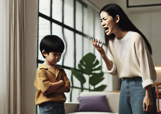 혼날까 봐 무서운 마음