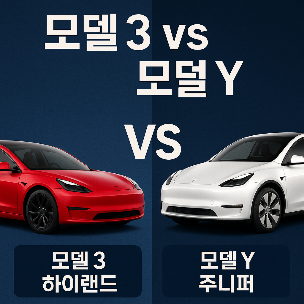 모델 3 하이랜드 vs 모델 Y 주니퍼