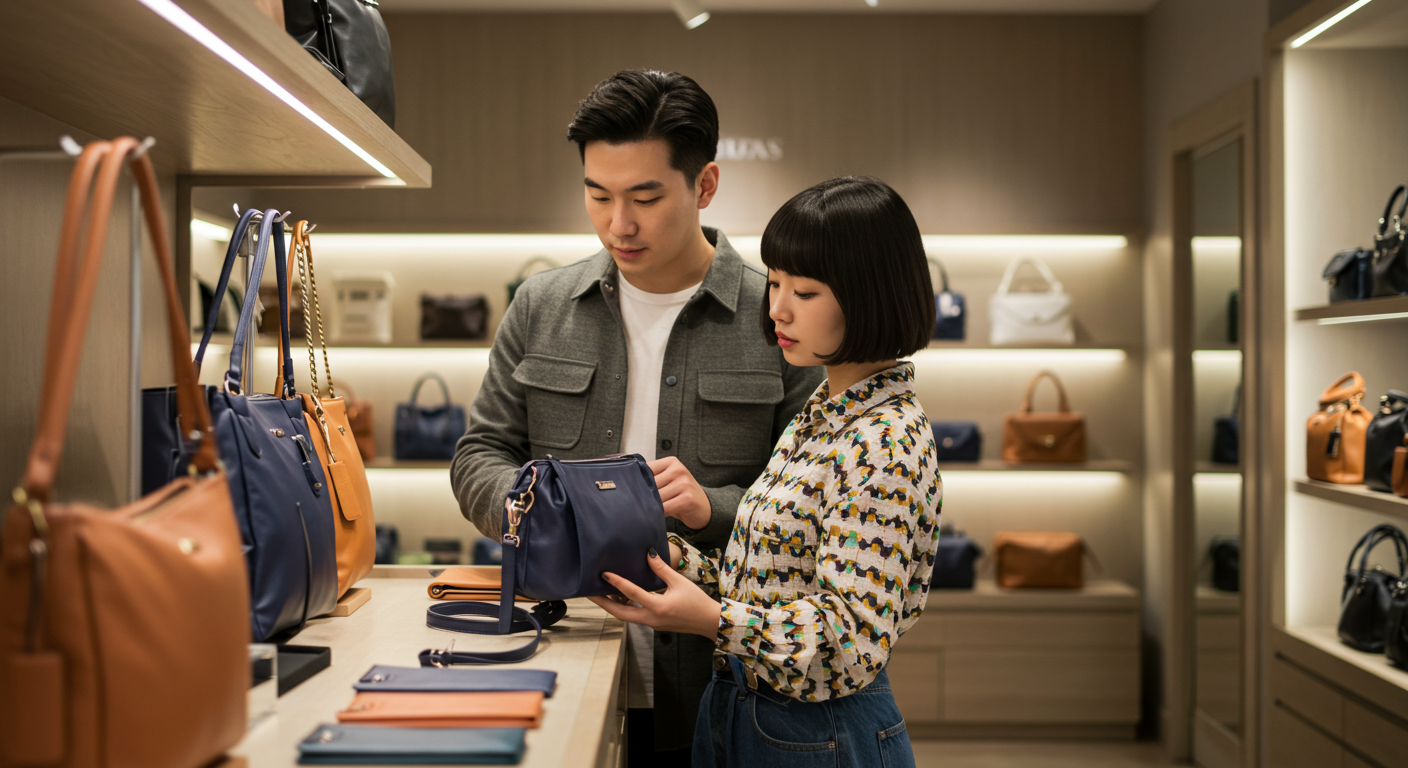 연령별 여성가방