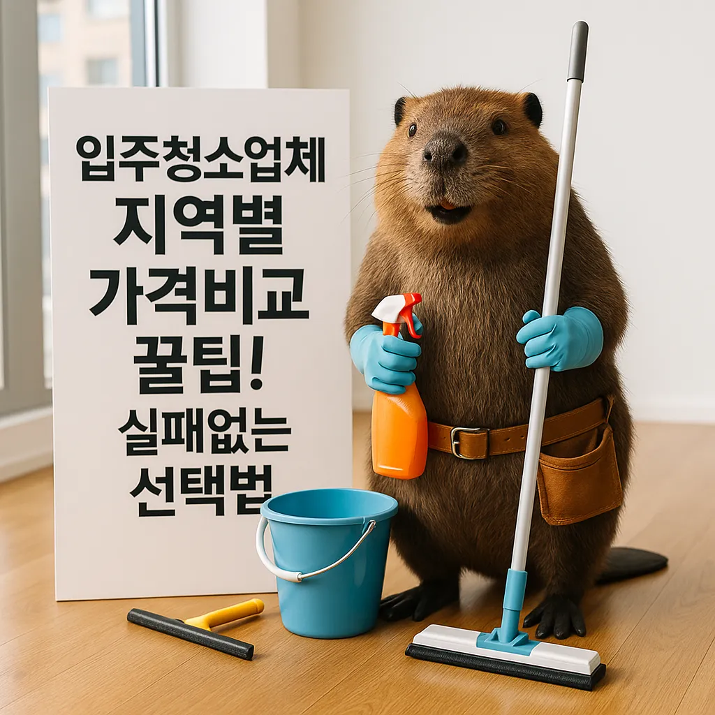 입주청소업체 지역별 가격비교 꿀팁! 실패없는 선택법