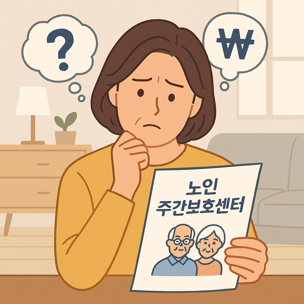 노인 주간보호센터 비용