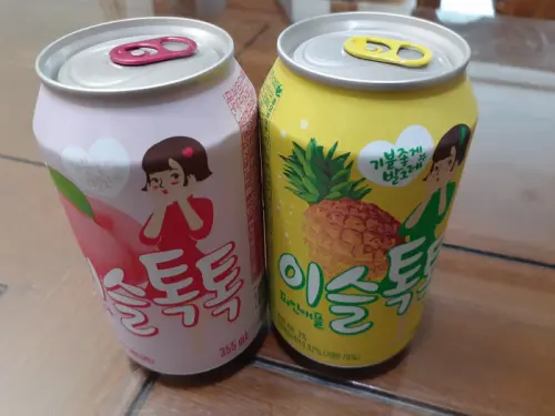 이슬톡톡-복숭아맛-파인애플맛
