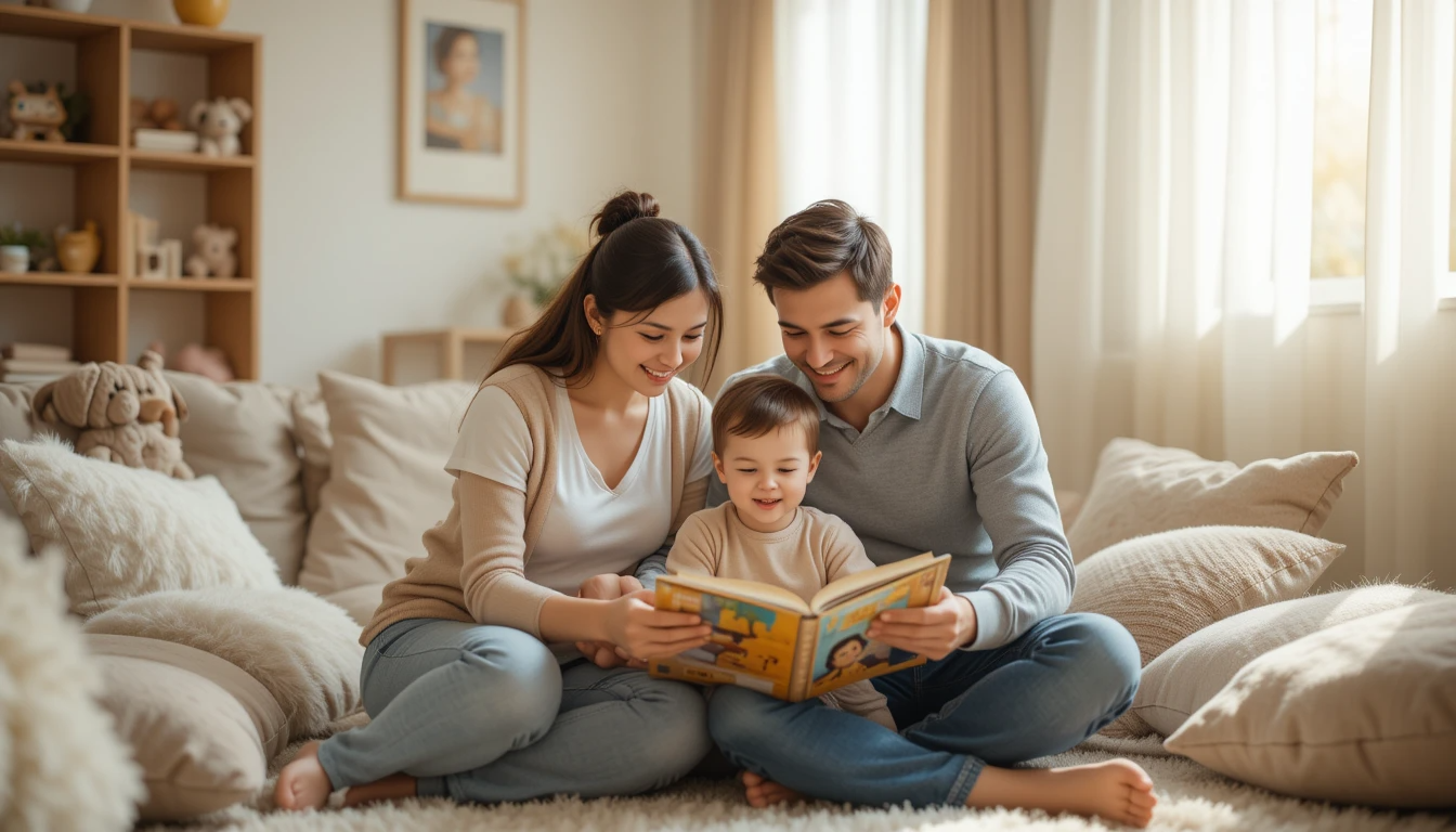 행복한 가정의 모습