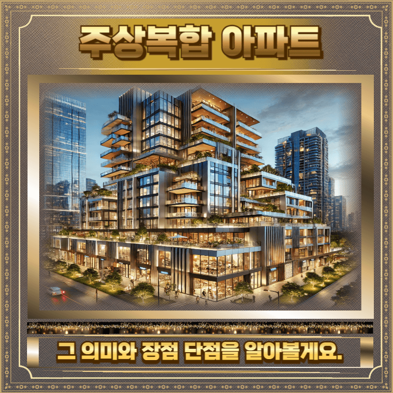 주상복합 아파트 장점 단점