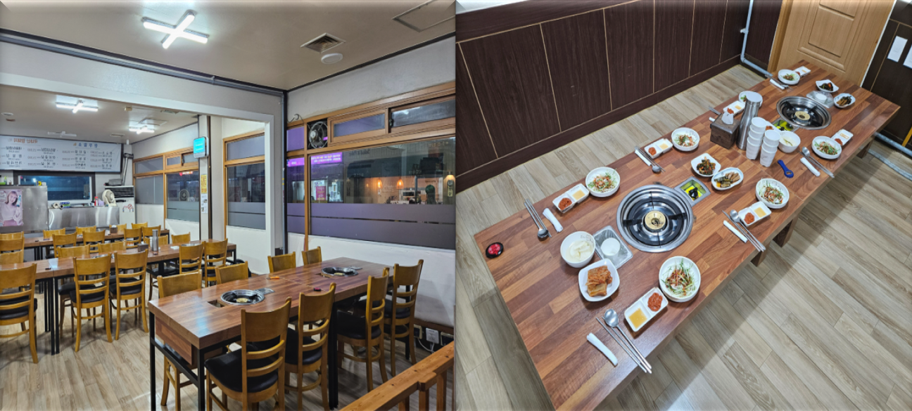 전현무계획2-한우-생고기-돌판구이집-실내-분위기와-룸