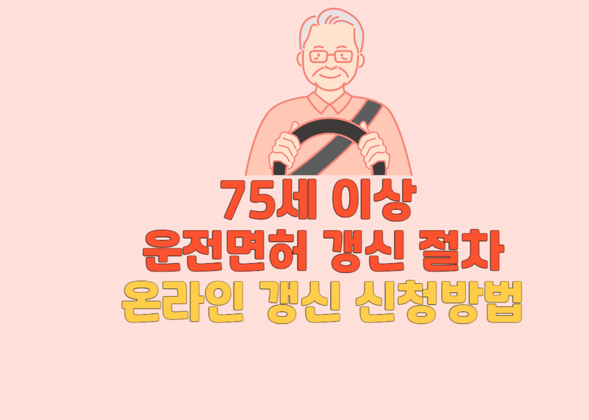75세 이상 운전면허 갱신