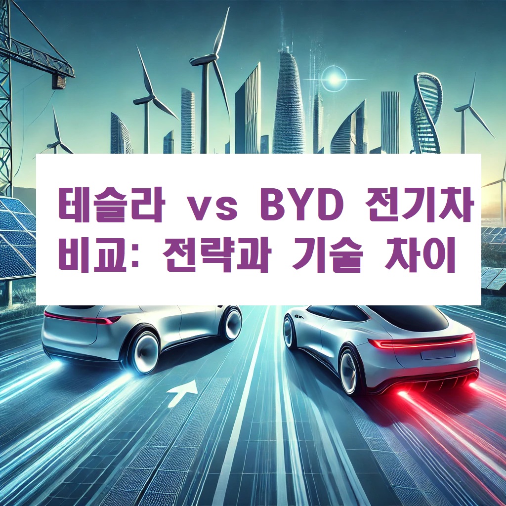 테슬라 vs BYD 전기차 비교: 2025년 전략과 기술 차이