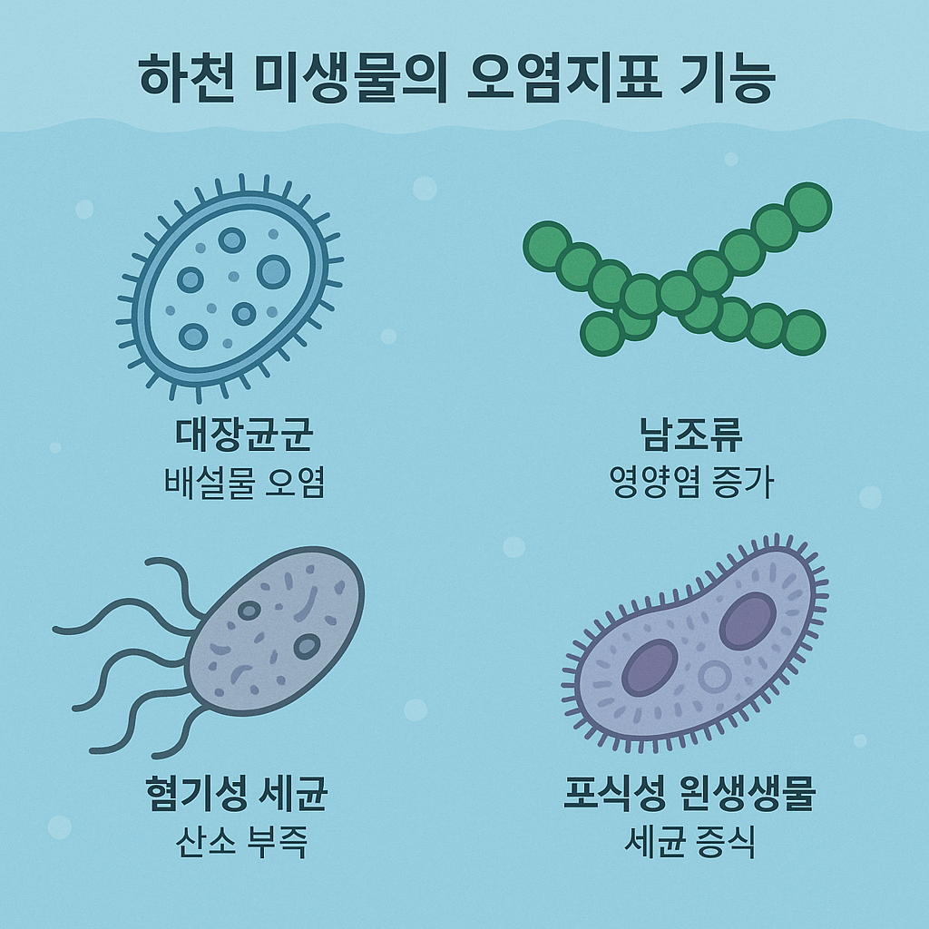 하천 미생물의 오염지표 기능과 환경 관리에서의 활용 관련 사진