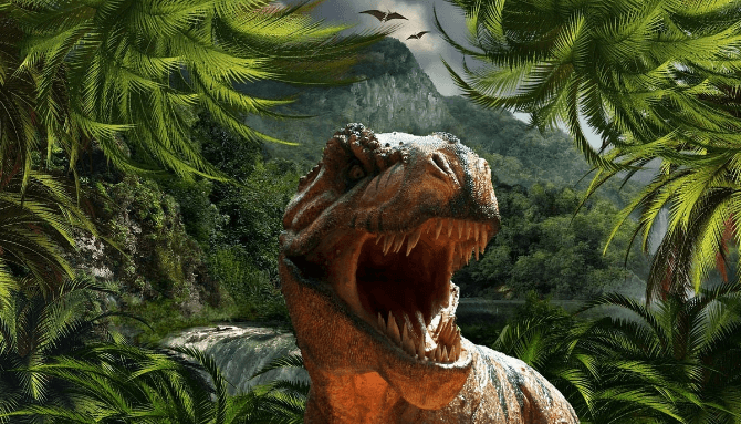 중생대 트라이아스기 공룡 모습