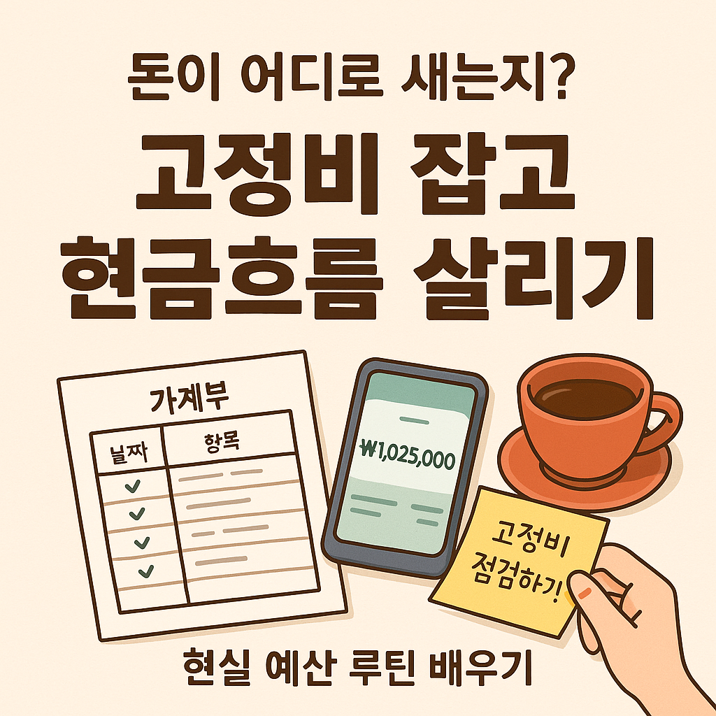 [9편] 프리랜서 고정비 예산관리 전략