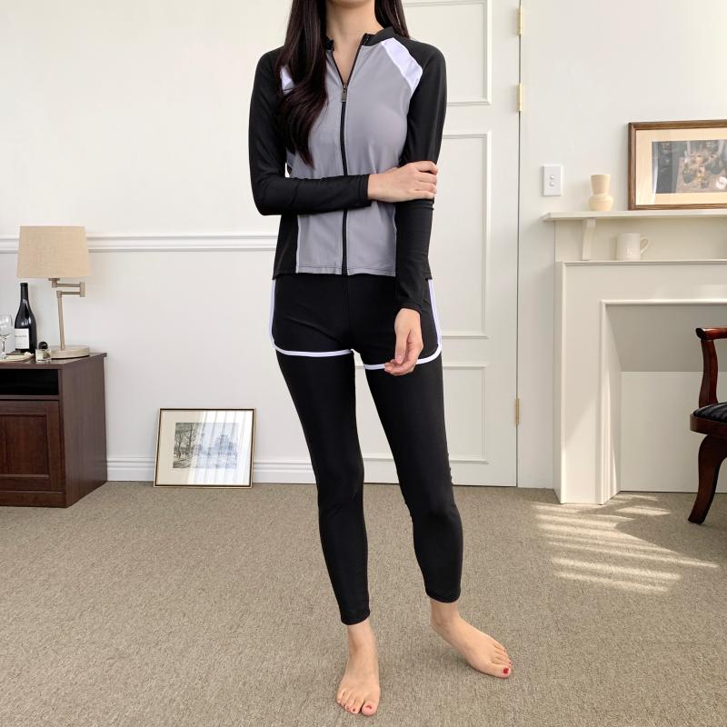 빅사이즈 여자 운동복 4종 세트 트레이닝복 헬스복 요가복 XL-5XL