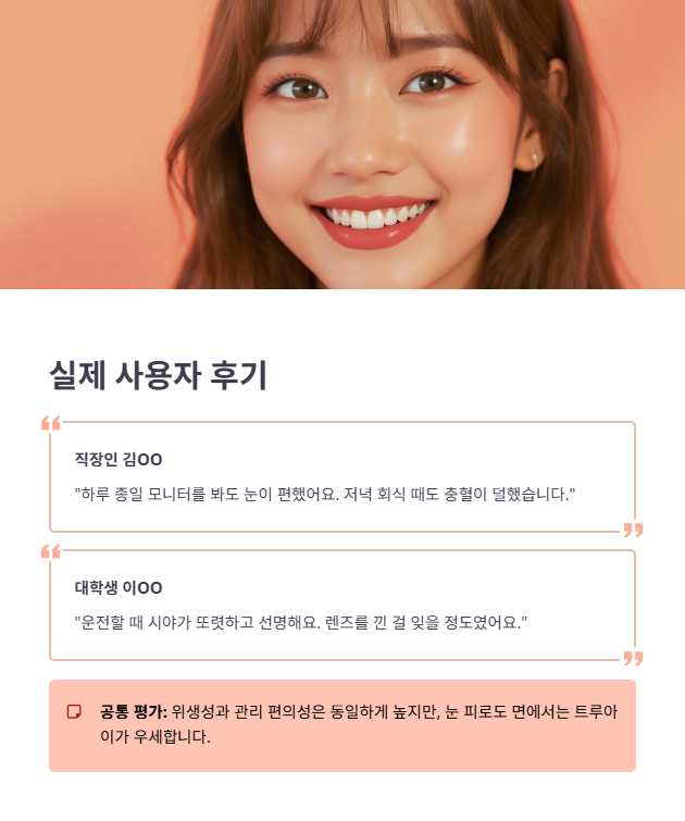 장시간 착용 시 실사용 후기