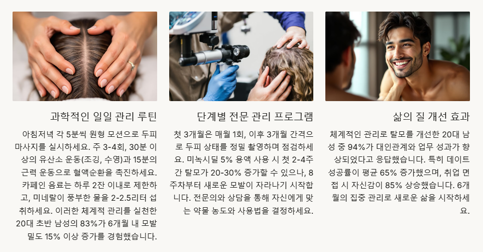 건강한 모발을 위한 첫걸음