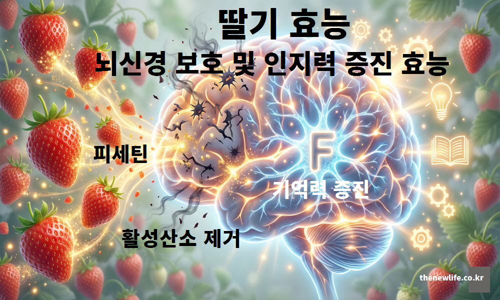 딸기 효능 뇌신경 보호 인지력 증진