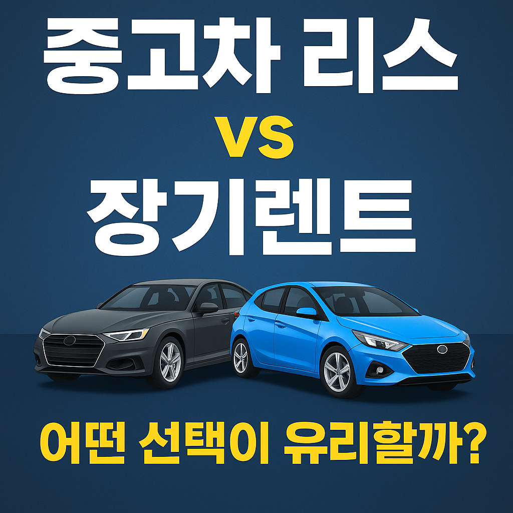 중고차와 장기렌트차