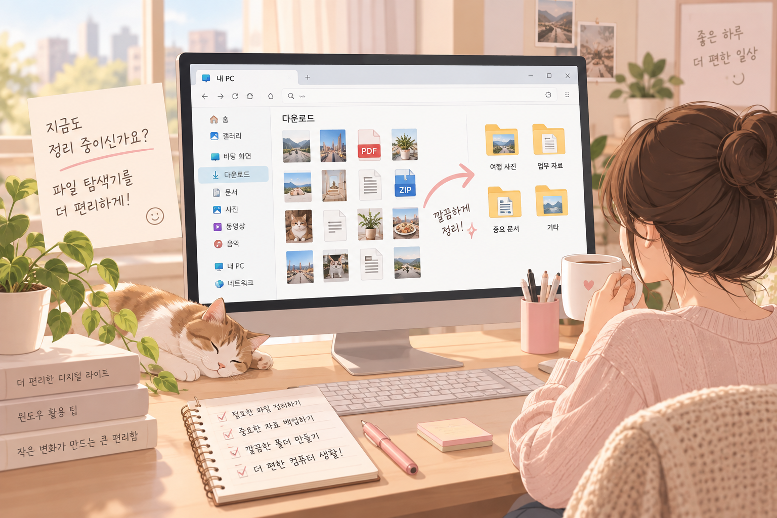 특정 폴더만 느리다면 내용부터 확인하기